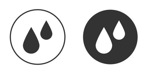 Drop icon design flat silhouette style