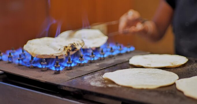 Chapati making at the event
