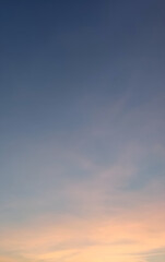 Fototapeta premium Soft pastel sunset sky gradient background