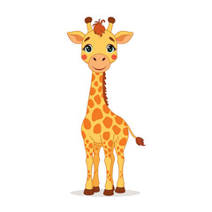 Obraz premium Cute Cartoon Giraffe