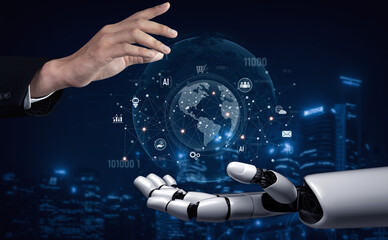 AI enables a global digital ecosystem integrating data, commerce, communication, and financial...