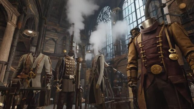 Steampunk style shop.
