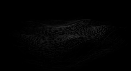 Storm Black Wave - Minimal 4K Style