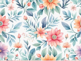 beautiful flower pattern background
