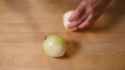 Kitchen 0130 Cutting Vegetables Wooden Cutting Board Parsley Root Meal Preperation Healthy Lifestyle Eating Food