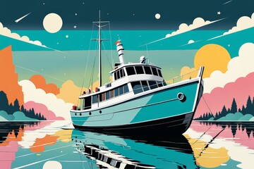 boat and the riverboat river