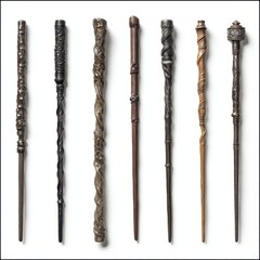 Collection of Enchanted Wands: Magical Tools for Motion Picture Adventures