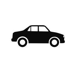 Obraz premium Yellow and black isolated car, auto, truck, and SUV vehicle illustrations