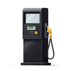3d gas pump station png, gas station, fuel station, petrol pump, isolated, transparent background, PNG, cutout