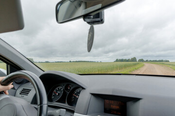  Rural Drive Through Fields