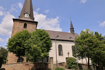 Historische Kirche im Rüthener Ortsteil Kallenhardt in Nordrhein-Westfalen	