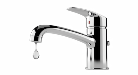 faucet with water drop isolated on transparent background, PNG, droplet, plumbing, isolated, transparent, background, PNG, clean