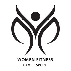 Abstract vector logo design featuring a silhouette of a cat, an artistic business symbol illustration