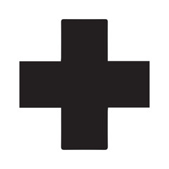 Obraz premium Hospital Medical Plus Sign Vector Illustration