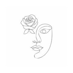 hand drawing rose