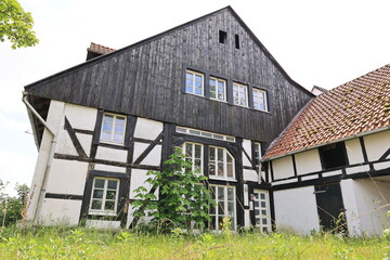 Blick in das Zentrum des Rüthener Ortsteils Kallenhardt im Sauerland	