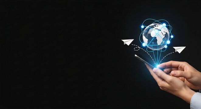 Global Communication and Network Connection on Smartphone