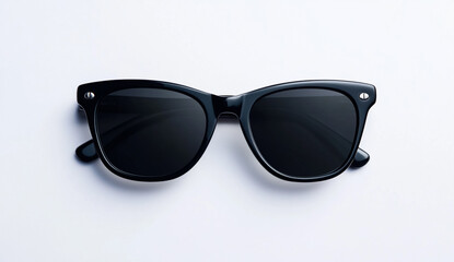 Black Sunglasses Flat Lay