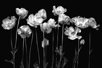 Night-Blooming Flowers Vintage Photo