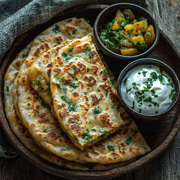 whole wheat naan with butter glaze indian food video