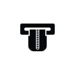 Slot machine coin acceptor icon vector