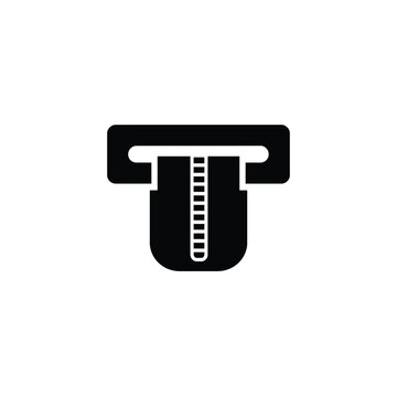 Slot machine coin acceptor icon vector