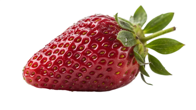 Isolated fresh strawberry close up shot for healthy eating and fruit nutrition strawberry background image