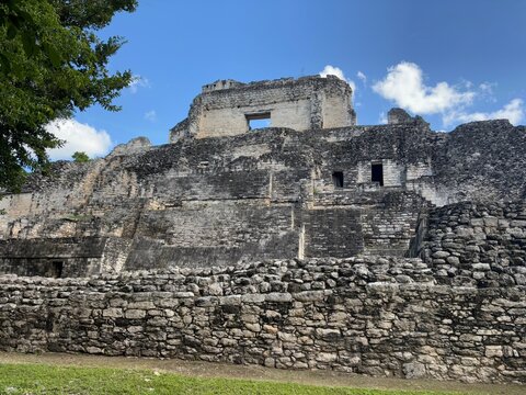 Becan Mayan Archaeological Site in Mexico