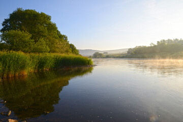 Weser, Oberweser, Morgenstimmung