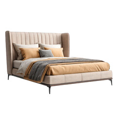 Stylish Bedroom With Elegant Bed