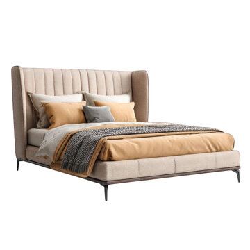 Stylish Bedroom With Elegant Bed