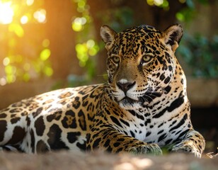 Obraz premium a beautiful jaguar