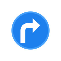 Turn Right Traffic Sign