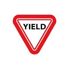 Yield Traffic Sign