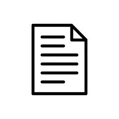 Fototapeta premium Document Icon Illustrating Important Paperwork and Information for Business or Office Environments for Professionals