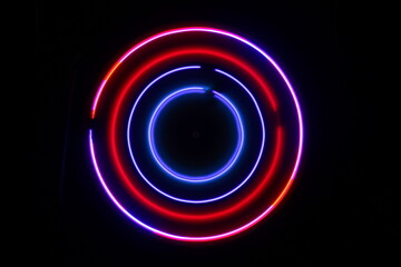 Music Dj concept. Trail of fire and smoke on vinyl record. Burning vinyl disk. Turntable vinyl record play Selective focus
