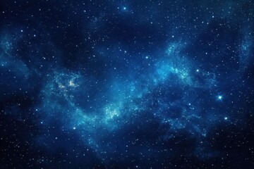 Fototapeta premium Panoramic astrophotography of a star filled night sky featuring nebulae and galaxies idea