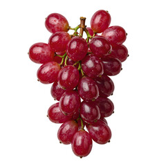 Fototapeta premium Fresh ripe red grapes with glistening translucent skin Perfect for wine fruit or healthy lifestyle concepts