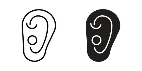 Otitis icon Logo Design Vector Template Illustration