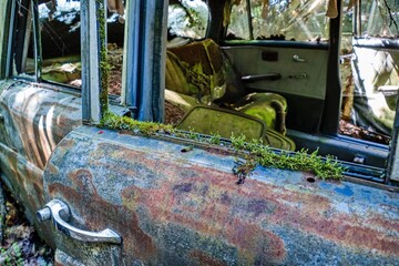 bastbas fanous cemetery of cars in sweden