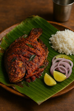 Karimeen polichathu 