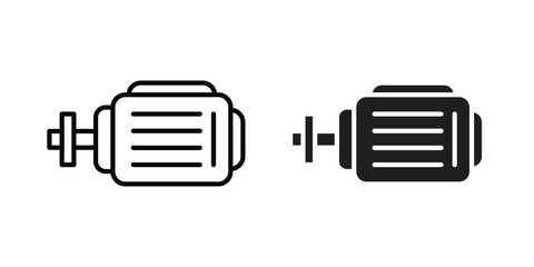 Car alternator icon Logo Design Vector Template Illustration