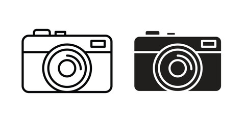 Camera icon Logo Design Vector Template Illustration