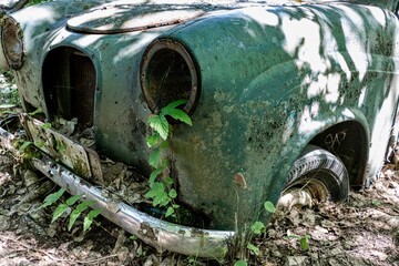 bastbas fanous cemetery of cars in sweden