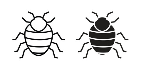 Bedbug icon Logo Design Vector Template Illustration