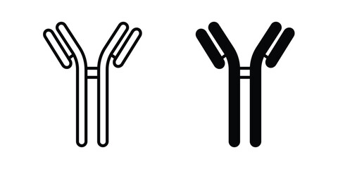 Antibody icon Logo Design Vector Template Illustration