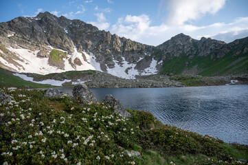 lake in the mountains