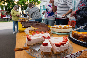 Kuchenbasar zum Dorffest