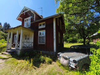 bastbas fanous cemetery of cars in sweden