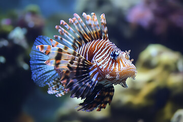 Red Sea Coral and Lionfish